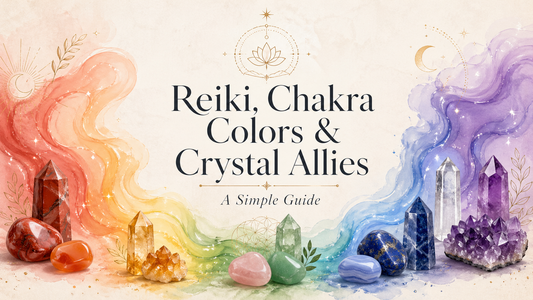Reiki, Chakra Colors & Crystal Allies: A Simple Guide